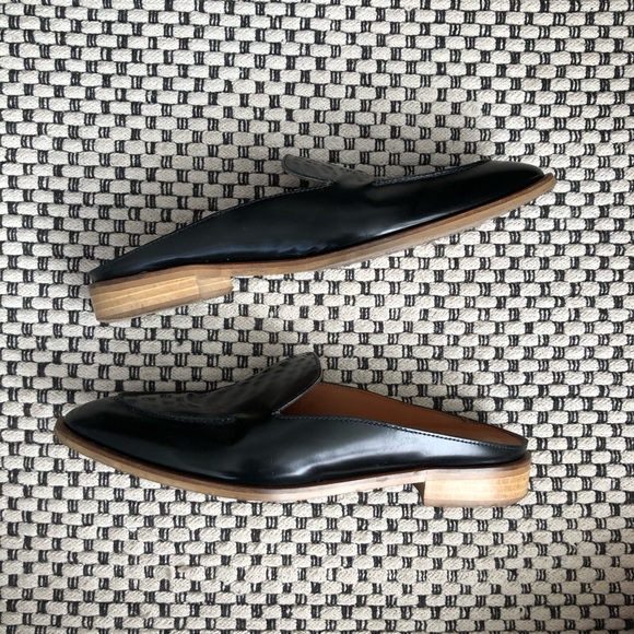 Everlane Modern Loafer Mule Buffed Black 8 - Picture 8 of 13